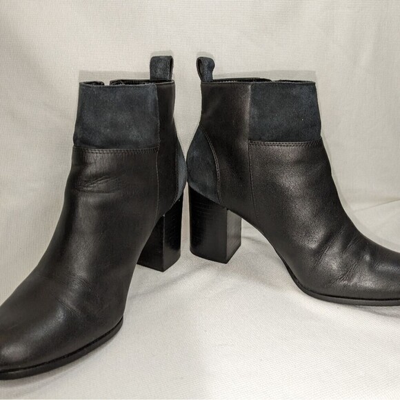 Cole Haan Black Leather & Suede Boots - Picture 5 of 8